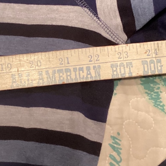 Cremieux, Supima cotton, blue striped - Picture 3 of 4